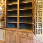 Antieke eikenhouten Engelse boekenkast 2