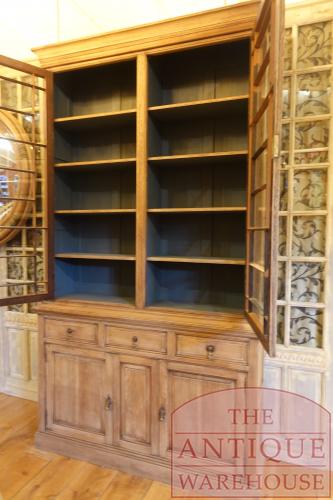Antieke eikenhouten Engelse boekenkast 2