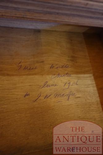 Antieke eikenhouten Engelse boekenkast 3