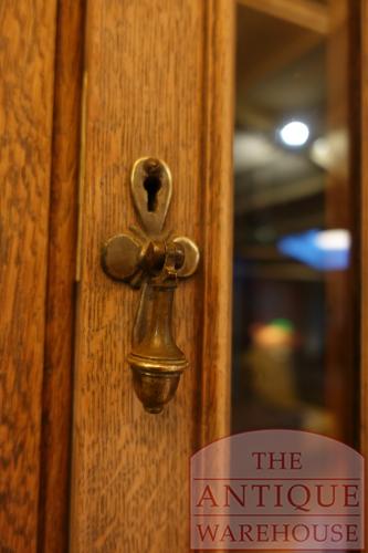 Antieke eikenhouten Engelse boekenkast 4