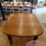 antieke eikenhouten Engelse ovale uitschuiftafel 2