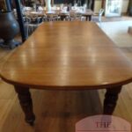 antieke eikenhouten Engelse ovale uitschuiftafel 3