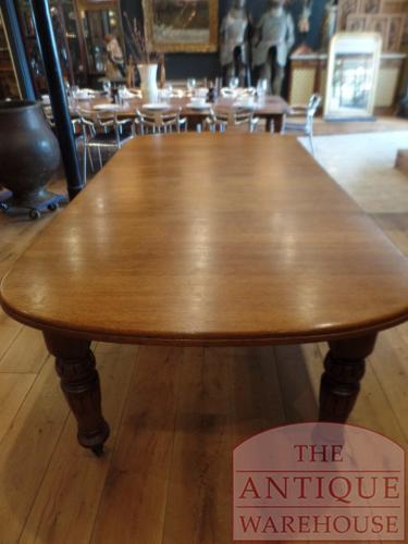 antieke eikenhouten Engelse ovale uitschuiftafel 3
