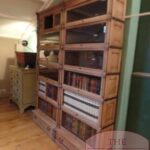 Antieke eikenhouten Globe Wernicke boekenkast Ideal Style 2