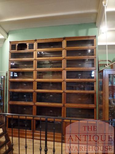 Antieke eikenhouten Globe Wernicke stapelbare boekenkast 3