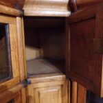 Antieke eikenhouten hoekopstelling van Globe Wernicke boekenkast systeem 3