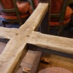 Antieke eikenhouten lange Franse eettafel 2