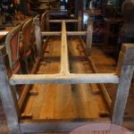 Antieke eikenhouten lange Franse eettafel 3