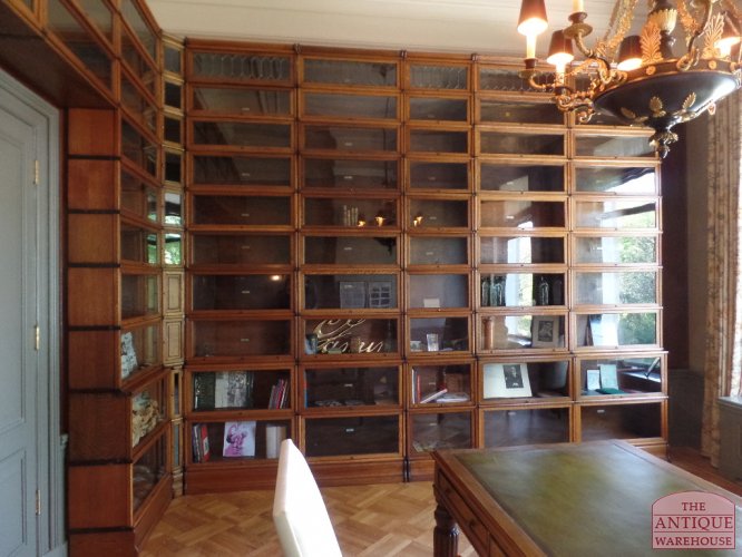 antieke eikenhouten originele Globe Wernicke bibliotheek