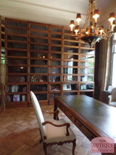 Antieke eikenhouten originele Globe Wernicke bibliotheek 2