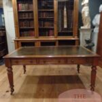 Antieke eikenhouten Schotse boekenkast van circa 1850 2