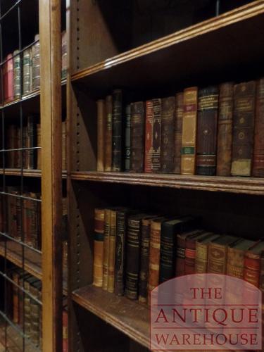 Antieke eikenhouten Schotse boekenkast van circa 1850 4