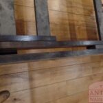 antieke eikenhouten uitschuif eettafel 5