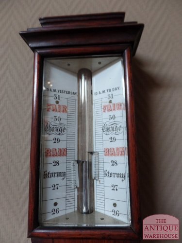 Antieke Engelse barometer van circa 1860 2