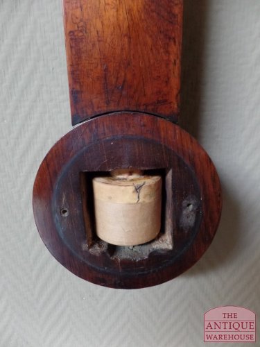 Antieke Engelse barometer van circa 1860 3