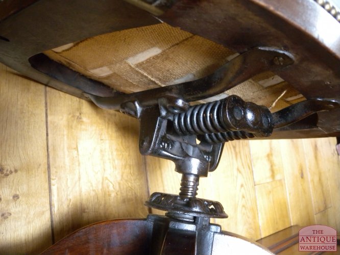 Antieke Engelse bureaustoel 3