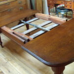 antieke Engelse eiken eettafel 1