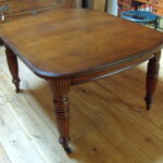 antieke Engelse eiken eettafel 3