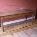 Antieke Engelse eiken landelijke eettafel 3