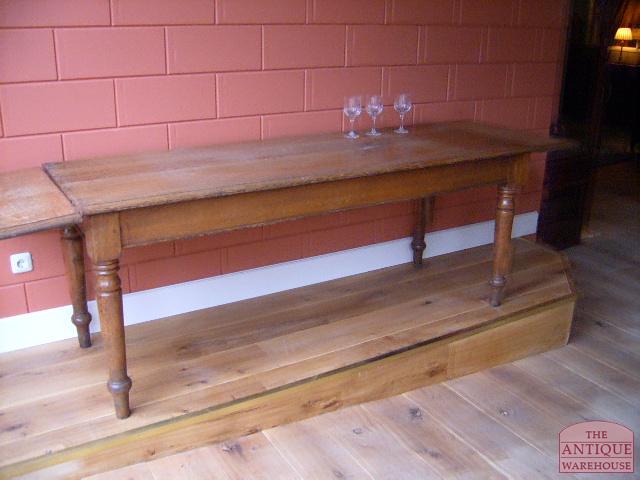 Antieke Engelse eiken landelijke eettafel 3