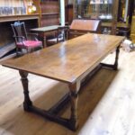 antieke Engelse eiken tafel 1