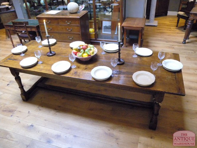 antieke Engelse eiken tafel 3