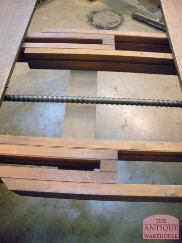 antieke Engelse eiken tafel 4