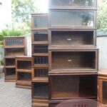 Antieke Engelse Globe Wernicke boekenkast 2