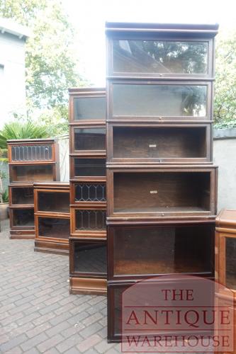 Antieke Engelse Globe Wernicke boekenkast 2