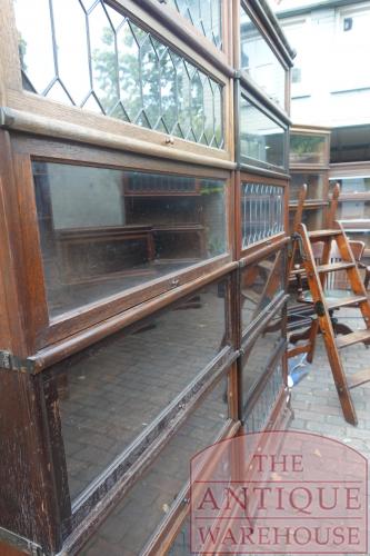 Antieke Engelse Globe Wernicke boekenkast 3