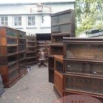 Antieke Engelse Globe Wernicke boekenkast 5