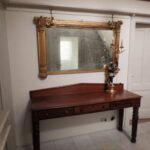 Antieke Engelse hal regency spiegel 1