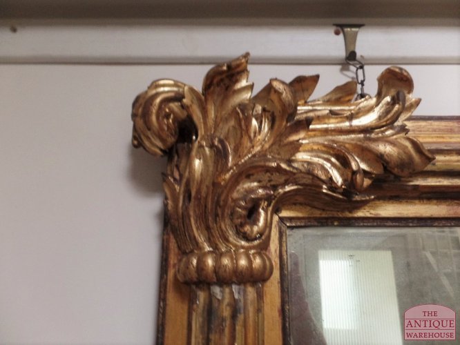 Antieke Engelse hal regency spiegel 3