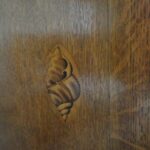 Antieke Engelse hoekkast van eikenhout 2