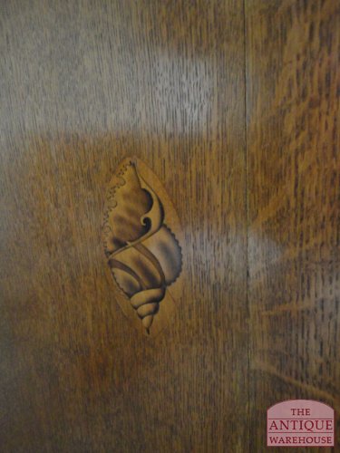 Antieke Engelse hoekkast van eikenhout 2