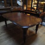 antieke Engelse kleine coulissen tafel 1