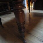 antieke Engelse kleine coulissen tafel 2