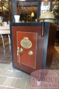 antieke Engelse kluis, Thomas Perry & Sons No. 2