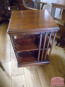 antieke Engelse mahonie boekenmolen, VERKOCHT