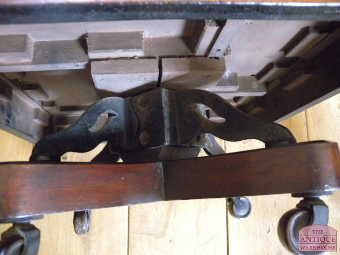 Antieke Engelse mahonie boekenmolen 2