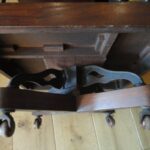 Antieke Engelse mahonie boekenmolen 2