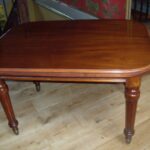 antieke Engelse mahonie eettafel 3