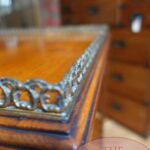 Antieke Engelse mahoniehouten boekenmolen 4