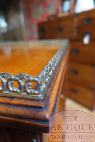 Antieke Engelse mahoniehouten boekenmolen 4