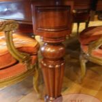 antieke Engelse mahoniehouten coulissentafel 2