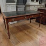 Antieke Engelse mahoniehouten schrijftafel 1