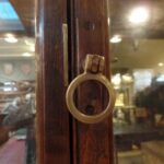 antieke Engelse mahoniehouten stofdichte vitrinekast 3