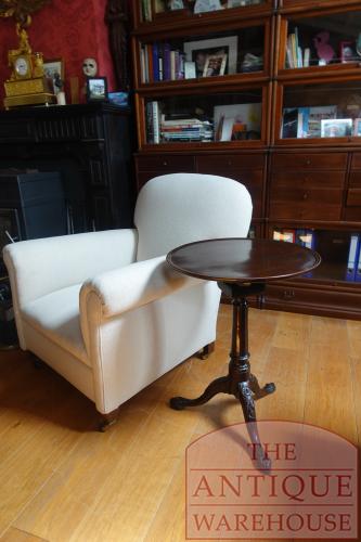 antieke engelse mahoniehouten tilt top tafel