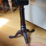 Engelse Mahoniehouten Tilt Top Tafel 3