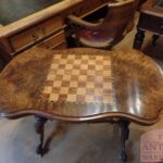 antieke Engelse schaaktafel 1